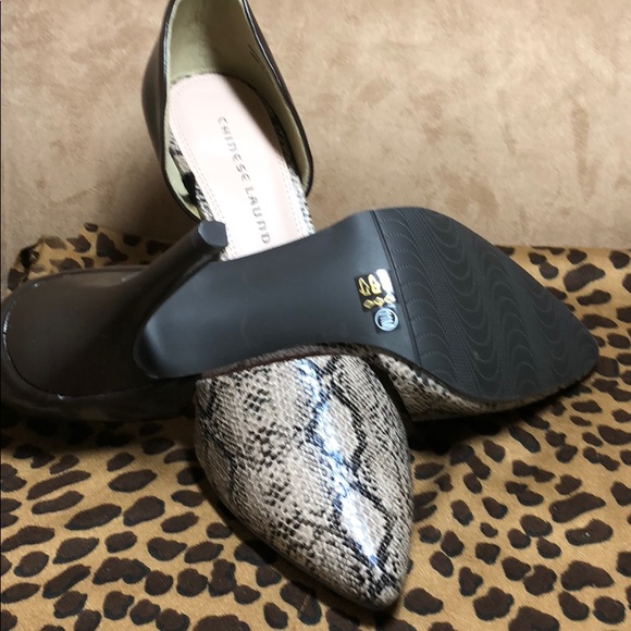 New, hot 4” brown/reptile look heels size 11 - Picture 7 of 8